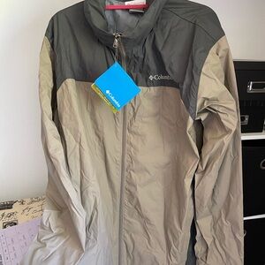 NWT Men’s L lightweight jacket Columbia